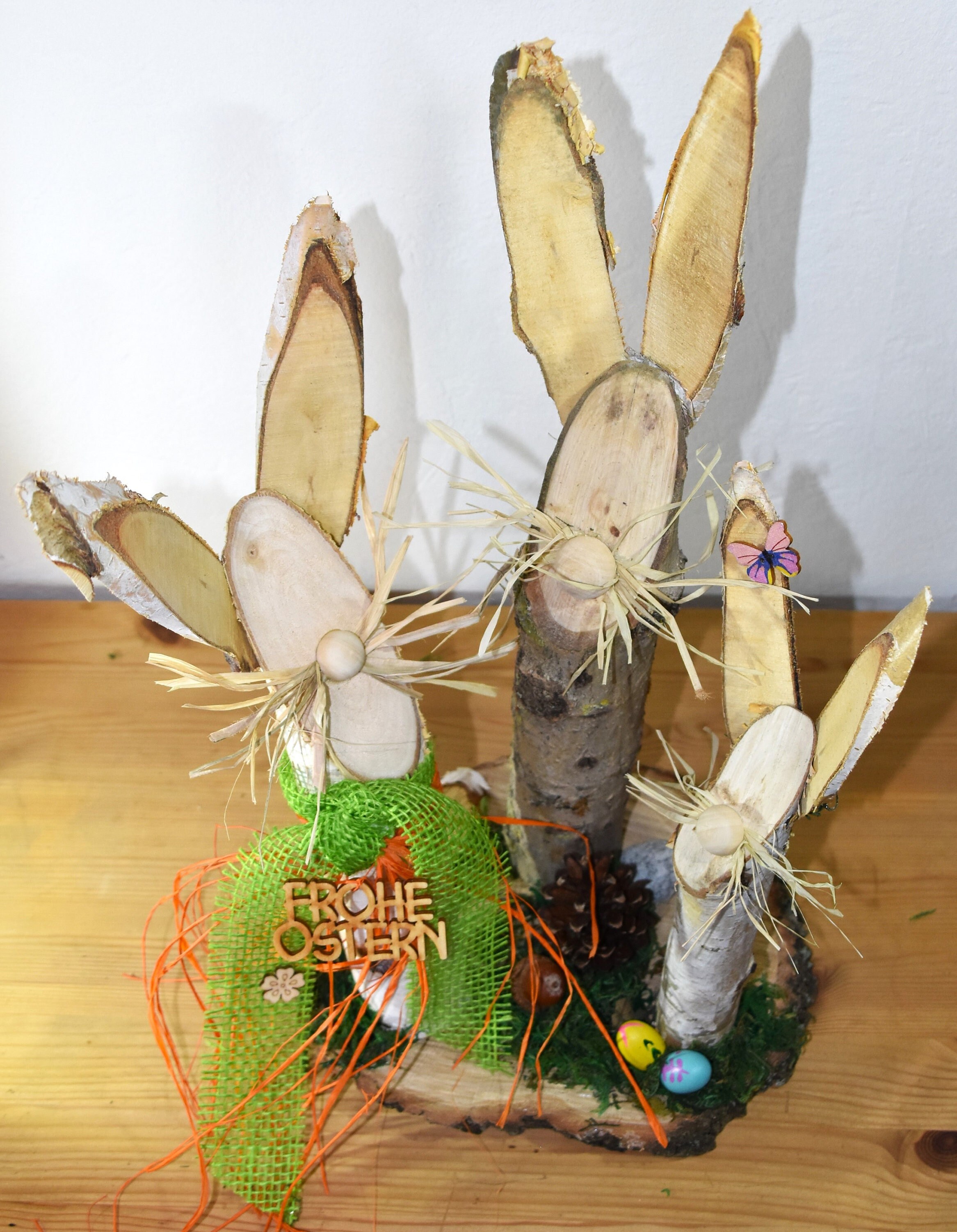 Easter Bunny Arrangement, Easter Decor, Easter Bunny, Easter, Wooden Bunny  Arrangement, Pink Dogwood, One of a Kind, Fireplace Decor, Home Decor, Made  in the USA, Kim's Kreations etc – Kim's Kreations, etc.