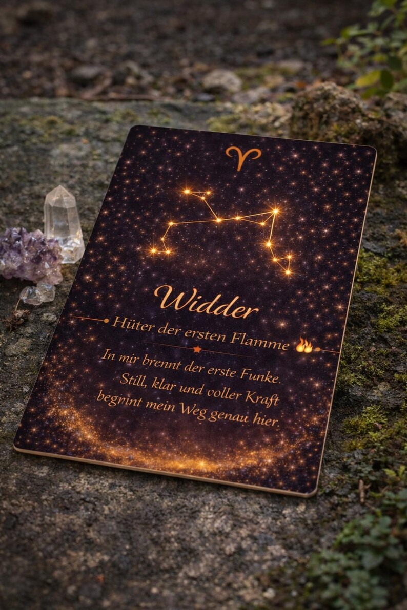 Aries Affirmation Card Printable – Zodiac Oracle Card – Spiritual Self ...