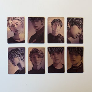 Stray Kids Chrom Fotokarten fanmade