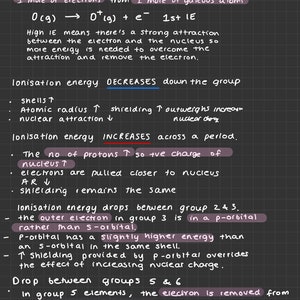 A level inorganic chemistry revision notes