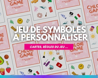 Template jeu de cartes à personnaliser - Canva