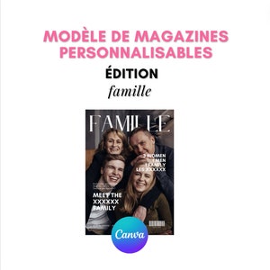 Magazine template to personalize FAMILY edition - 38 pages