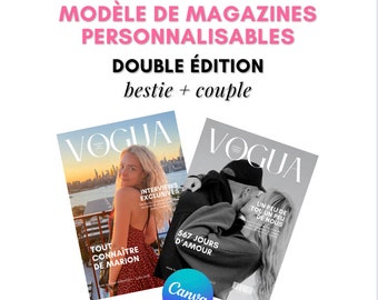 MODÈLES MAGAZINE X2 - bestie + couple édition - 40 pages x2