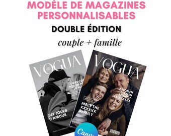 MODÈLES MAGAZINE X2 - famille + couple édition - 40 pages x2