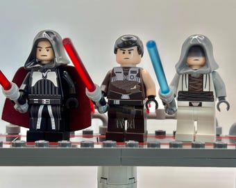 StarKiller Set Light Side and Dark Side Robes Custom Lego Star Wars Minifigures