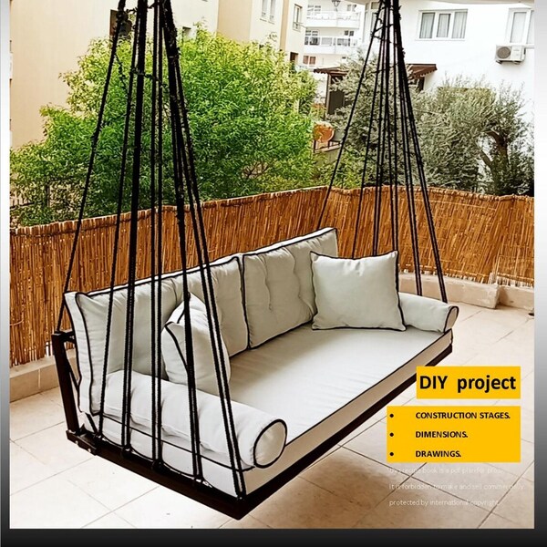 Swing porch garden pdf plan, SWİNG SOFA PLAN metal swing bed industrial metal swing project. Swing garden