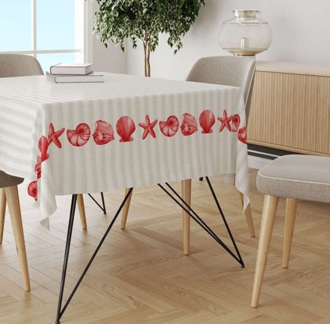 Modern Kitchen Tablecloth Dining Table Fabric Cover Table Etsy