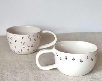 Ceramic cappuccino mug