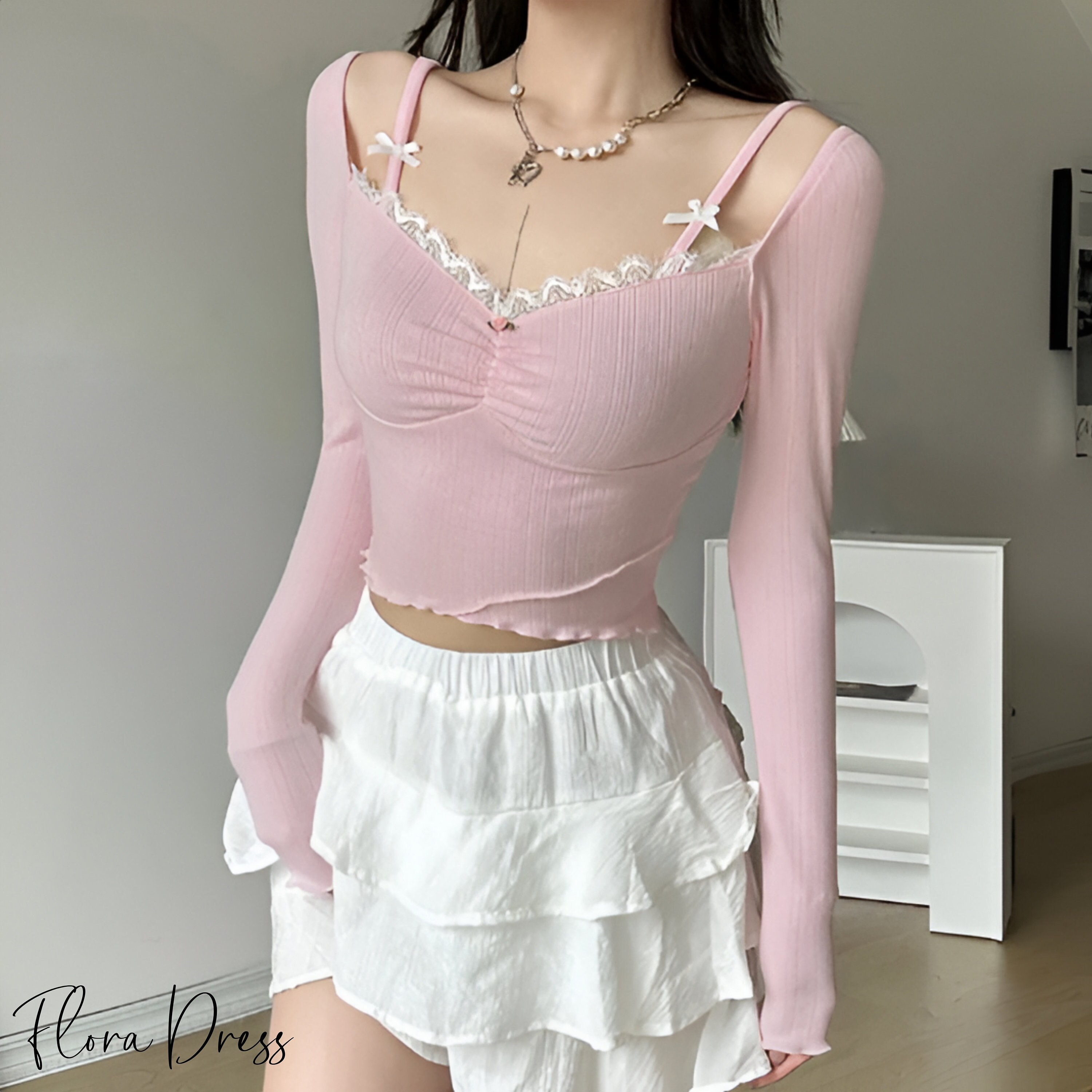Pink Aesthetic Top -  Canada