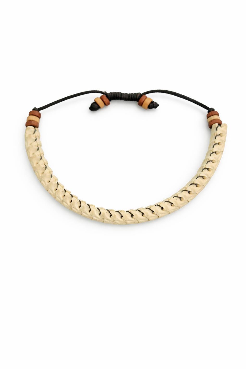 Snake Vertebrae Bracelet – Real Snake Bone Jewelry, Tribal