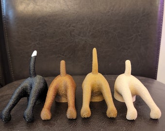 Dog leash hook dog butt hanger wall mount hook dog tail leash hanger dog leash holder dog  lover gift camper dog leash holder