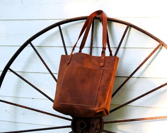 Leather Tote Bag, Custom