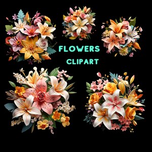 Flor PNG download digital nichos da moda