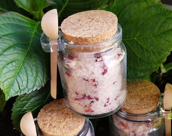 Goddess Glow Bath Salts: Himalayan Bliss with Rose & Geranium