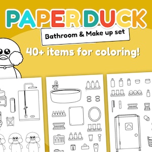 25 Pack Paper Duck Shape, Duck Die Cut, Paper Duck Cut Outs, Paper Party  Supplies, Paper Farm Animal Shapes 