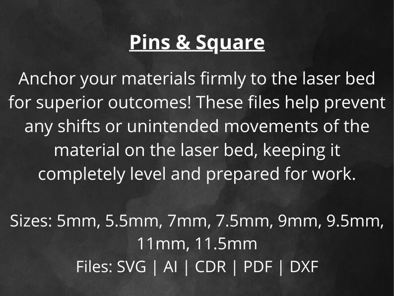 Laser Cut Honeycomb Bed Pins Svg Files Anti Flashback Laser Cutting