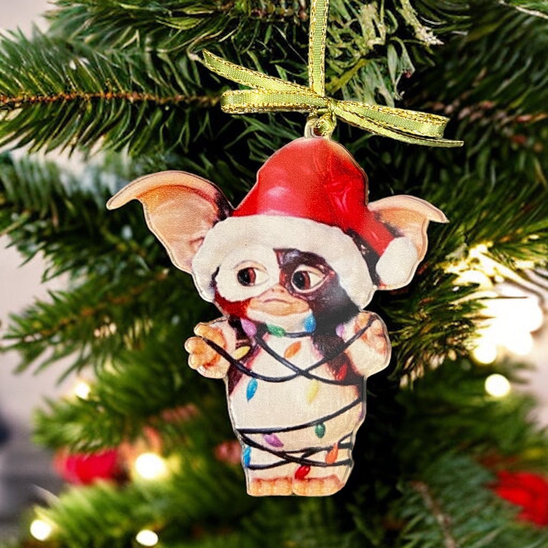 Gremlin Ornament Christmas Ornament, Holiday Ornament, Sublimation Ornament, Gremlins Movie