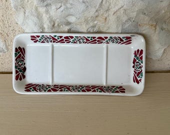 絶妙なアンティーク フランス アールヌーボー リモージュ磁器 野の花 
