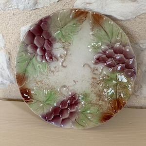 Antique Barbotine Plate