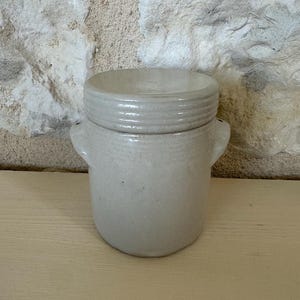 Vintage Gres Mustard Pot