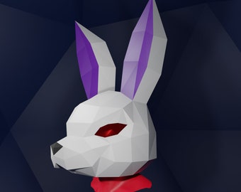 RABBIT MASK - PAPERCRAFT