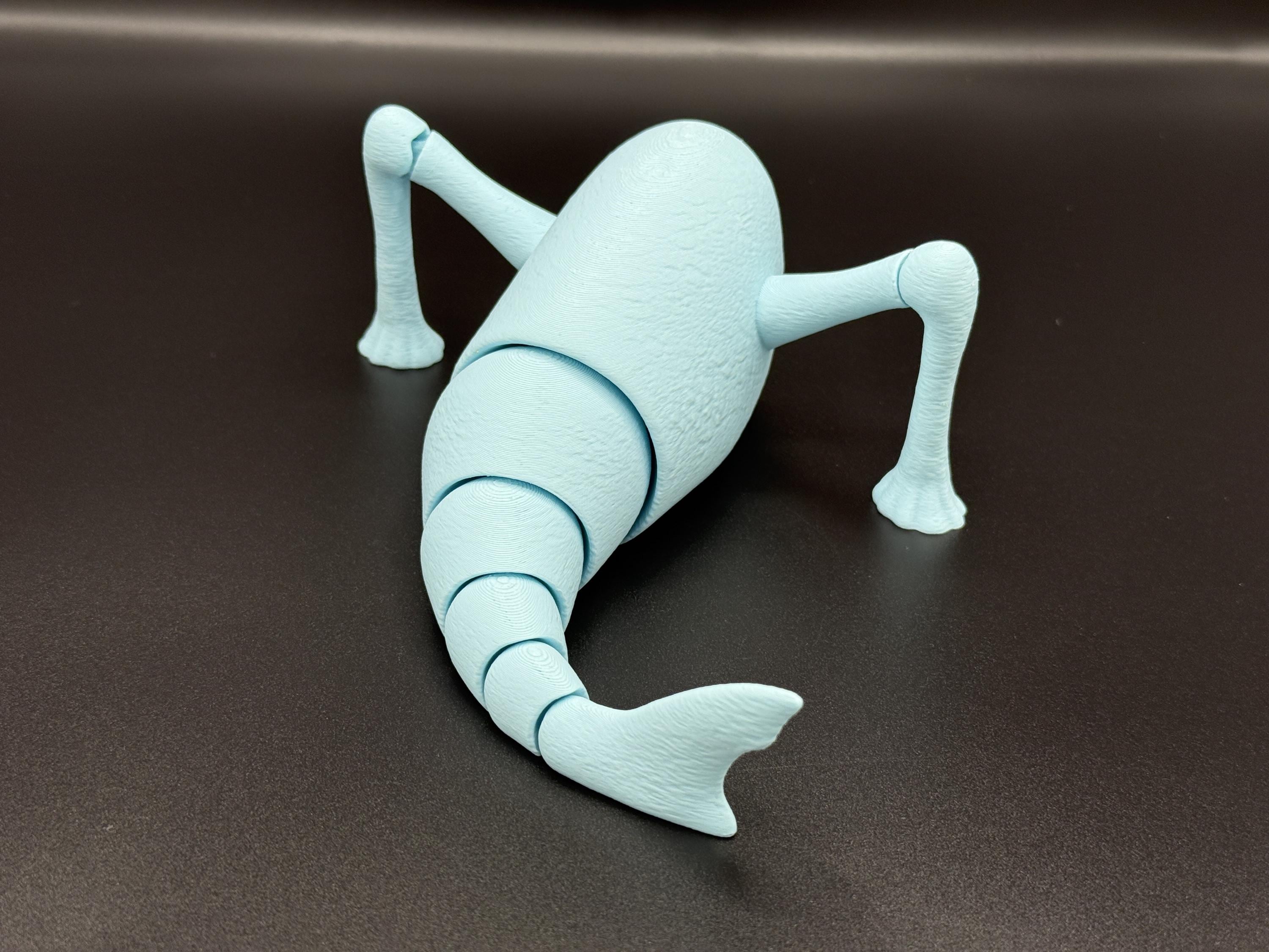 3D Printed Sea Eater Toy | Funny Ocean Monster Desk Buddy - Etsy