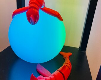 Die Red Bluster Flexible Spielzeug, von der Sea Beast, Fidget Spielzeug