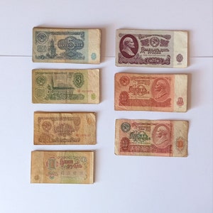 Papiergeld der UdSSR, Rubel-Banknoten