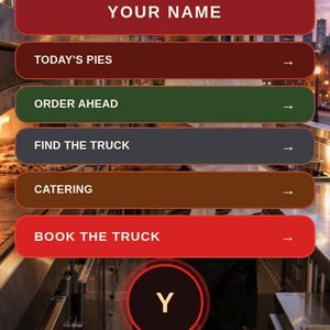 Link in Bio Template with Live Video Background for Pizzeria & Pizza Truck: VITO'S PIZZA Animated Page image 1
