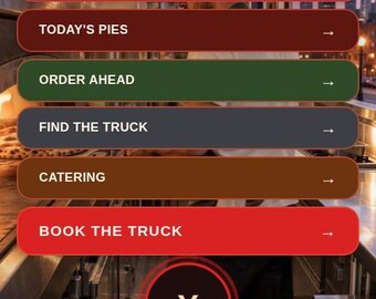 Link in Bio Template with Live Video Background for Pizzeria & Pizza Truck: VITO'S PIZZA Animated Page