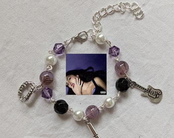 Olivia Rodrigo themed charm bracelet