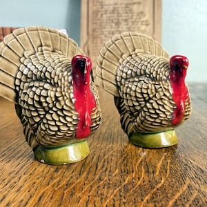 Vintage Thanksgiving-kalkoen MH-1978 peper- en zoutstel