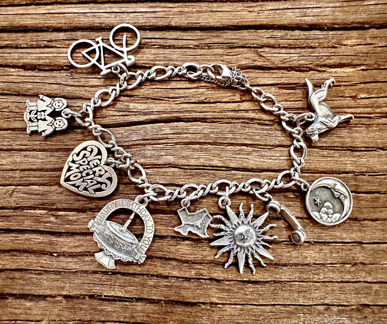 James Avery Charms Bracelet With 9 Charms Etsy