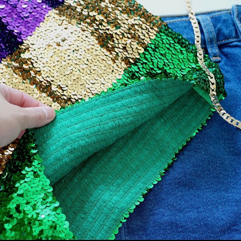 mardi gras tube top