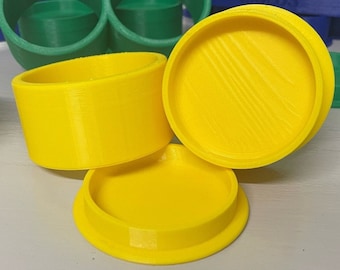 Round Shampoo Bar Mould Press - Shower Steamers Press - Easy to Use Bath Bomb - Button Shaped Mould
