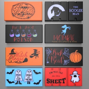 Halloween Wax Melt Silicone Moulds - Perfect for Spooky Candles and Crafting - Soap Bar Mould - Wax Melt Mould - Silicone Mould