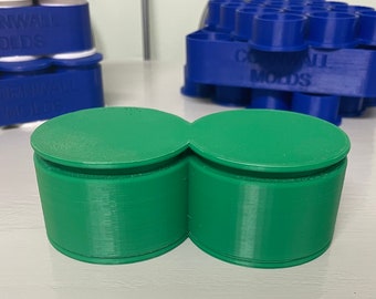 Round Shampoo Bar Mould Multi Press - Shower Steamers Press - Easy to Use Bath Bomb - Button Shaped Mould