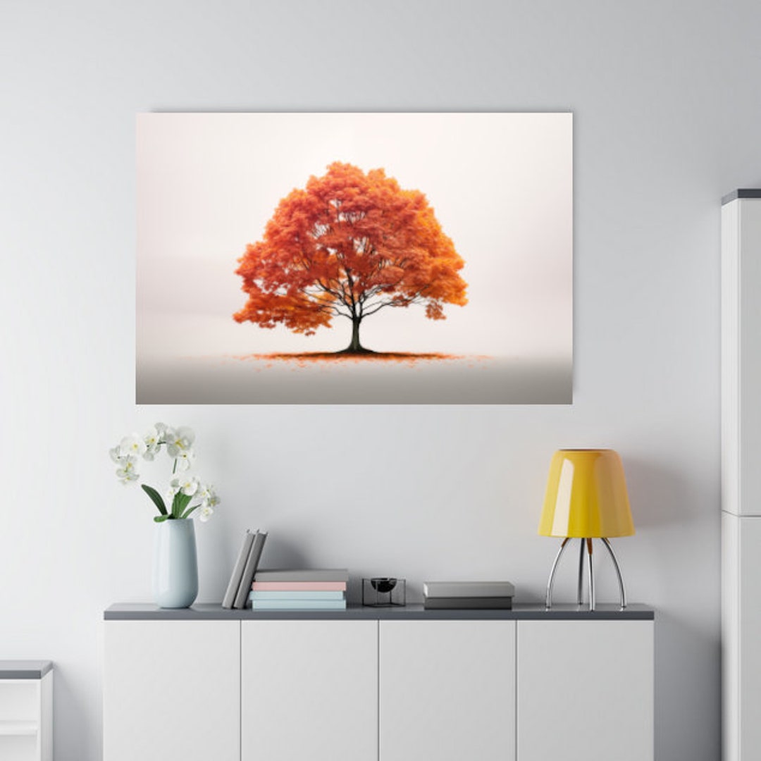 Seasonal Trees Printable Set - Oak Beech Cherry Pine Wall Art Decor ...