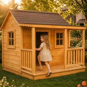Playhouse Shed Plan – DIY Kids PDF
