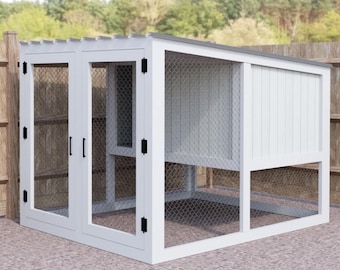 DIY Chicken Coop Building Plans, 4x6 Backyard Chicken House PDF