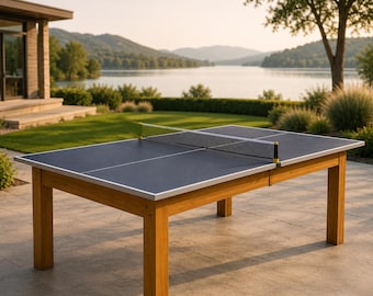 Outdoor Ping Pong Table Plan – DIY Foldable Design PDF