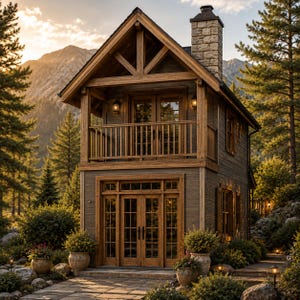 2-Story Tiny House Plans, Modern Home Blueprint PDF image 2