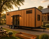 11 M Modern Mobile Cabin Plan – DIY Tiny House PDF