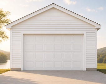 24x22 Garage Plan PDF – 1 Car Garage with Workshop