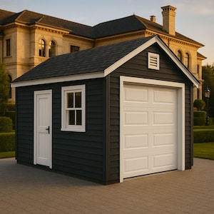 DIY 12x20 Garage Schuppen Pläne, sofortiger Download, Werkstatt Gebäude Blueprint, Lagerschuppen Design, Outdoor Plan