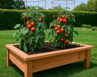 DIY Raised Garden Bed Plan PDF, Build a Wooden Planter Box, Digital Download