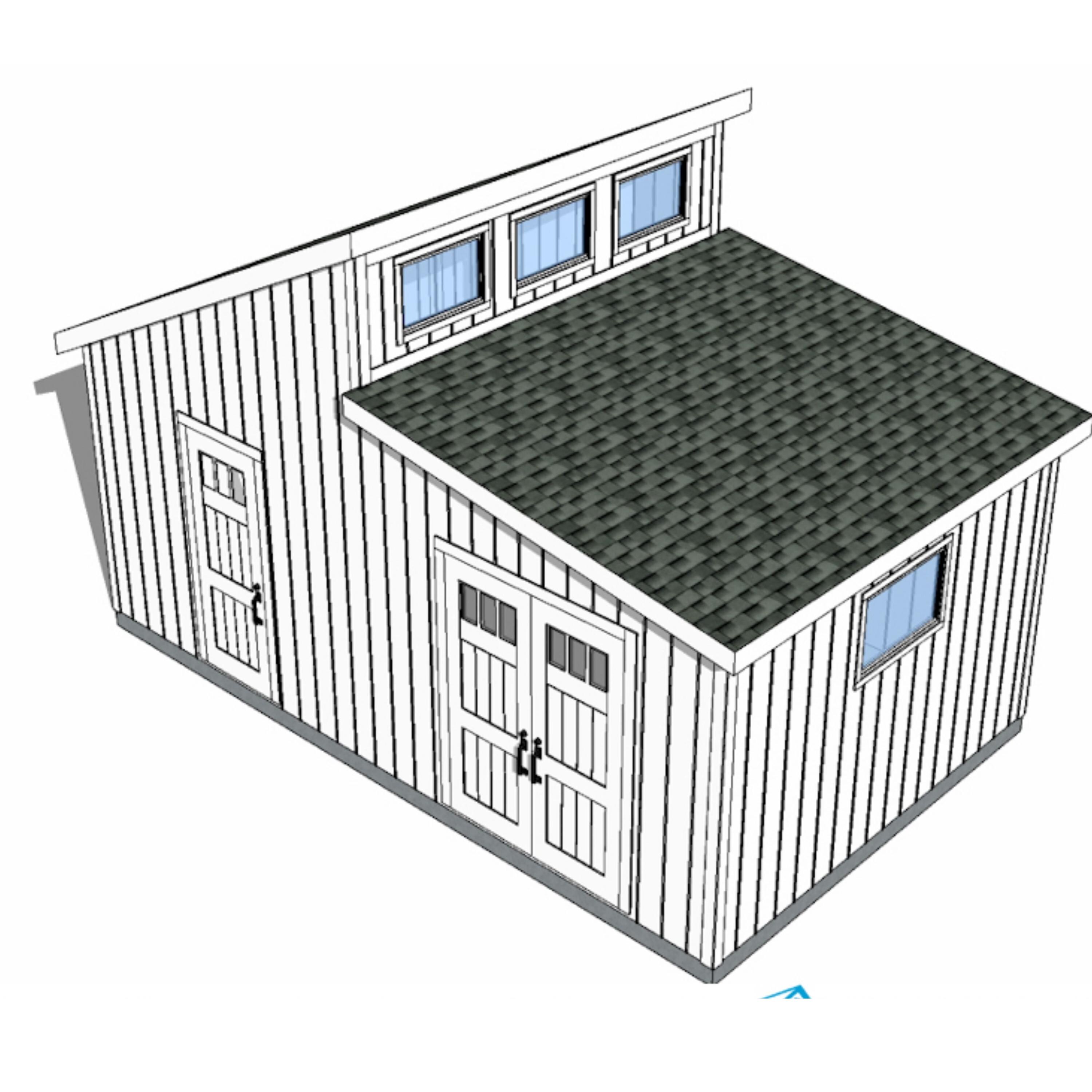 Clerestory Shed Plans