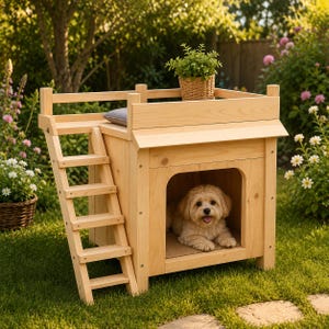 Two story dog house - Etsy 日本