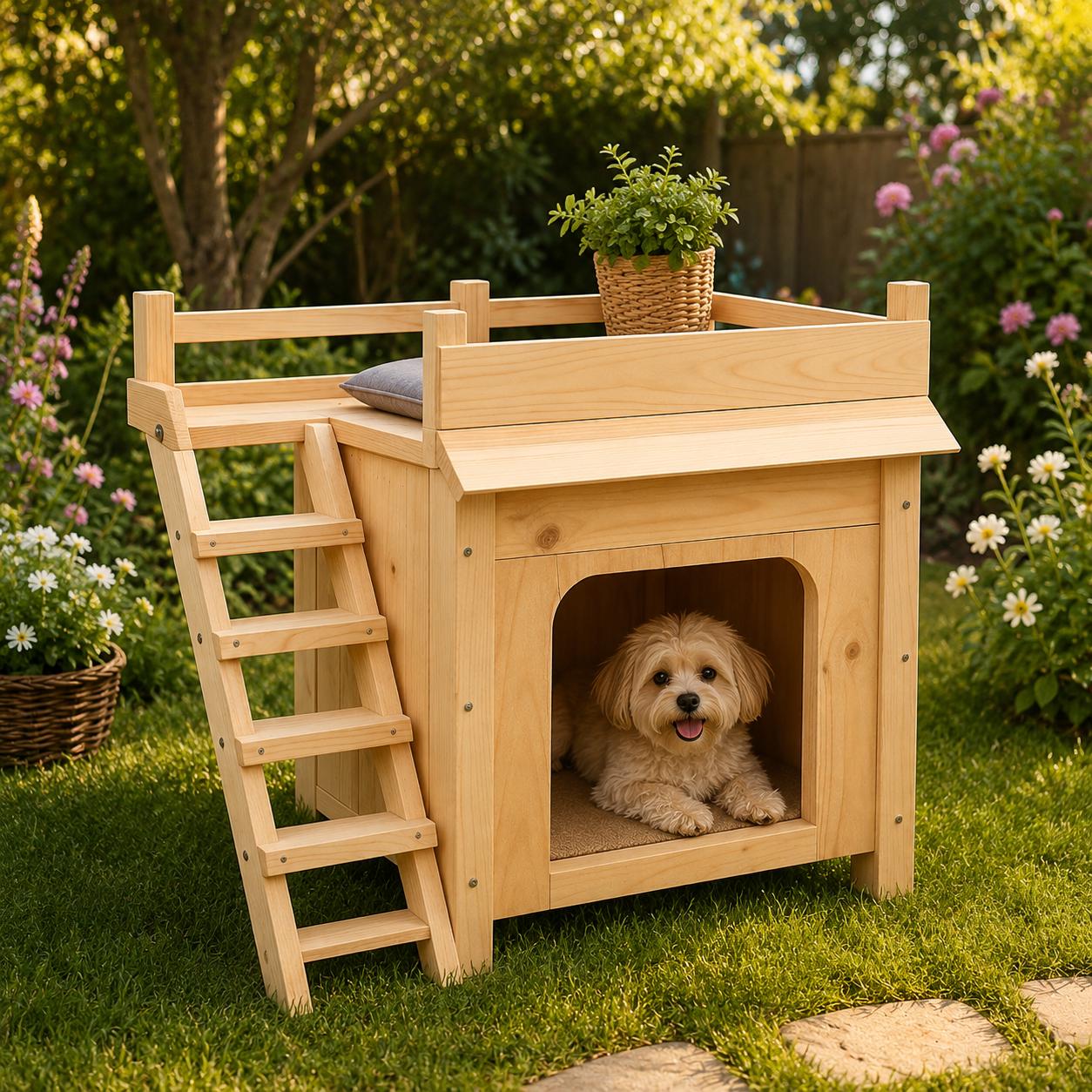 Two story dog house - Etsy 日本