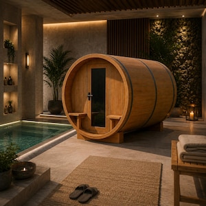 Plano para construir uma sauna de barril (faça você mesmo) – Retiro de bem-estar ao ar livre (Download em PDF)